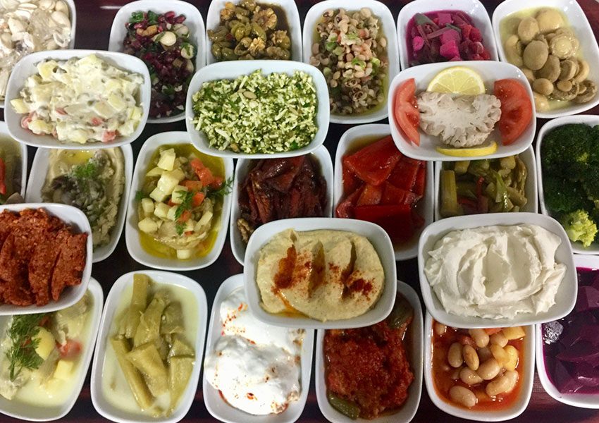 Günlük hazırlanan meze çeşitleri